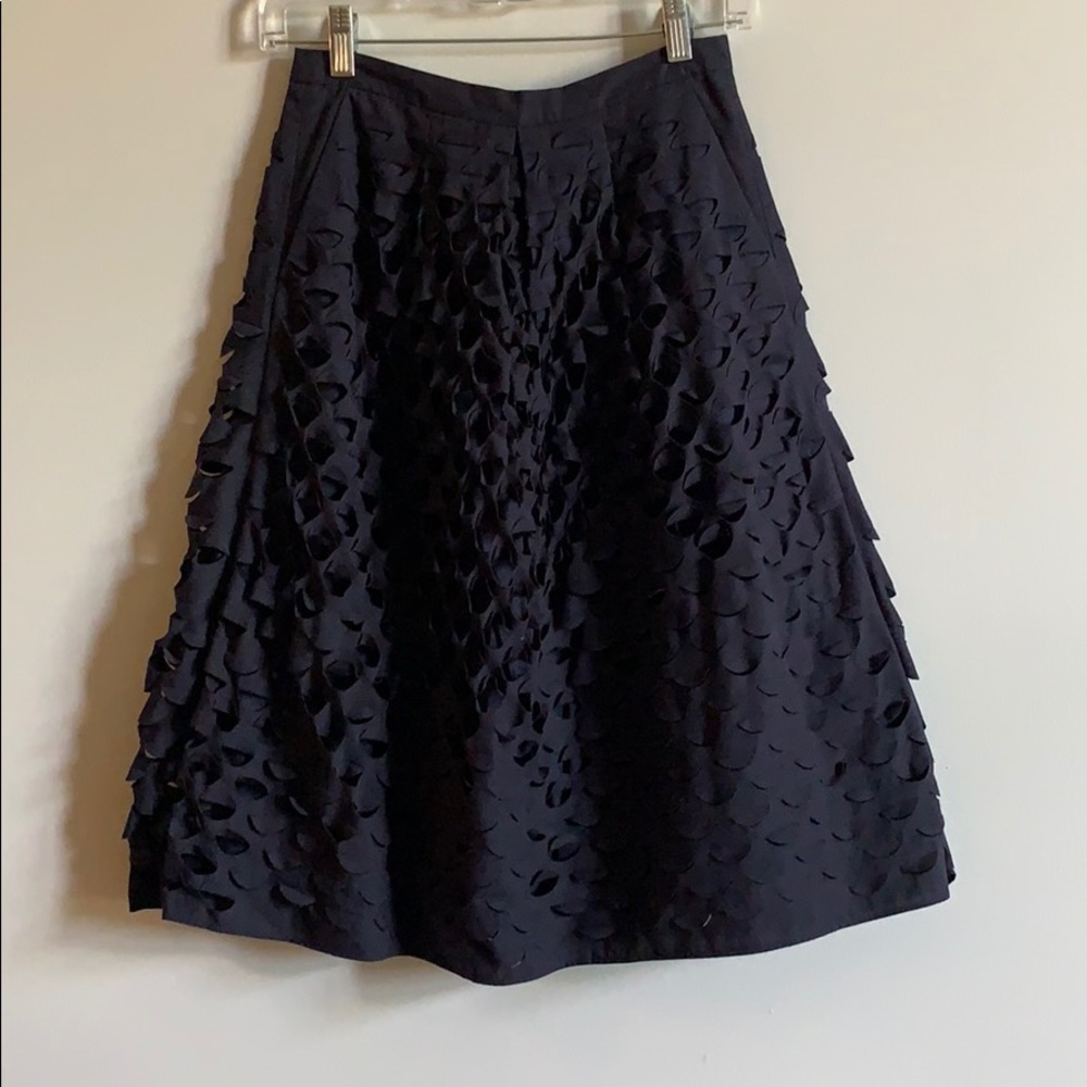 J.Crew Navy Cut Out Skirt